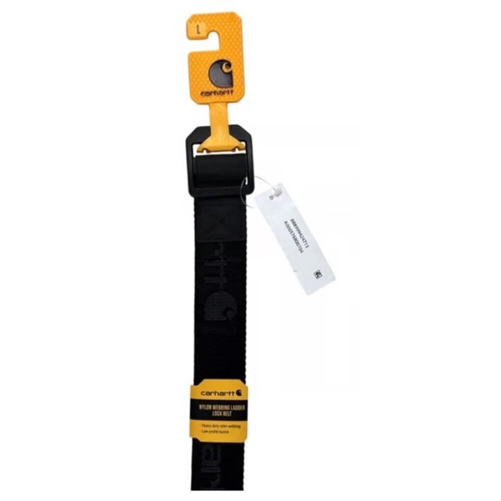 Carhartt Belt Size Large Nylon Webbing Ladder Lock LOGO NWT - Picture 9 of 9